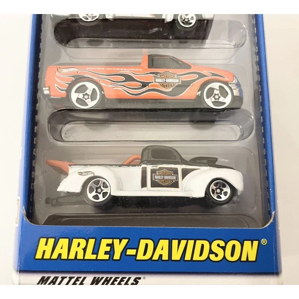 NEW HARLEY DAVIDSON 5 Pack Gift Set Die Cast Car 1:64 Hot Wheels #50030